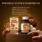 Organic Mushroom | Sharpens Mental Focus and Brain Energy