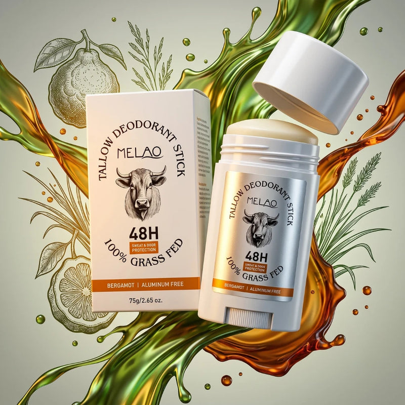 Tallow Deodorant Stick | Eliminates Body Odor and Restores Skin Health in 1 Use