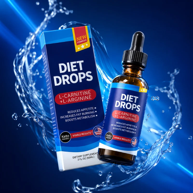 Gocce dietetiche L-carnitina + L-arginina | Brucia il grasso ostinato e aumenta rapidamente l’energia