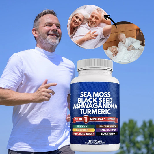 Sea Moss Capsules | Male Vitality, Energy & Gut Balance