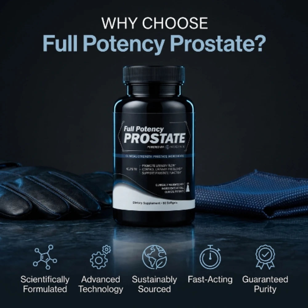 Prostate à pleine puissance | Restaure un débit urinaire sain et le contrôle de la vessie