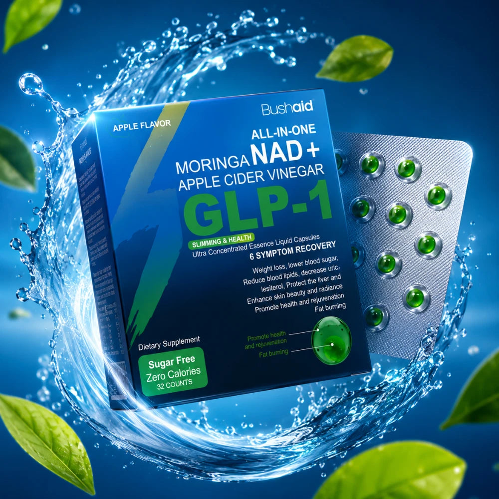 Moringa NAD+ vinaigre de cidre de pomme GLP-1 | Brûle les graisses corporelles tenaces et réinitialise le métabolisme masculin en seulement 7 jours