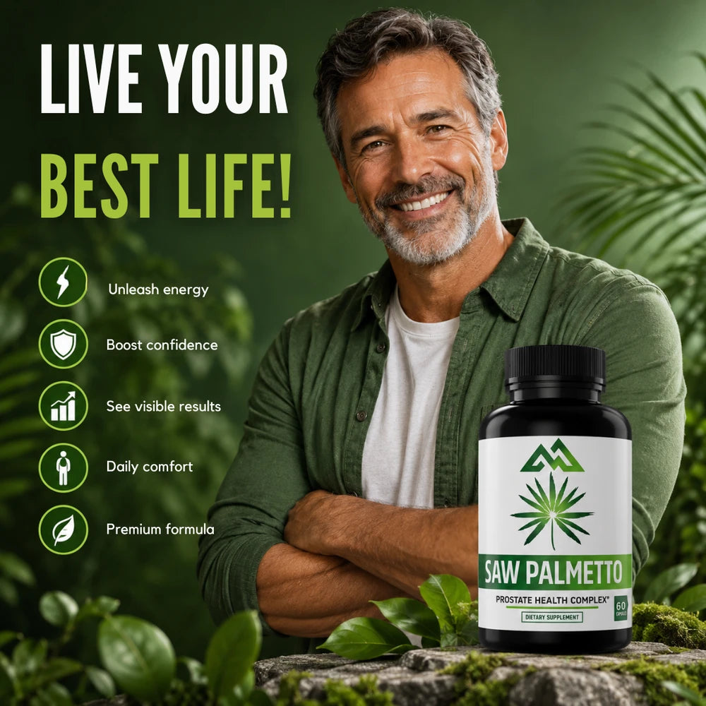 Saw Palmetto Prostate Health Complex | Restores Normal Urinary Flow
