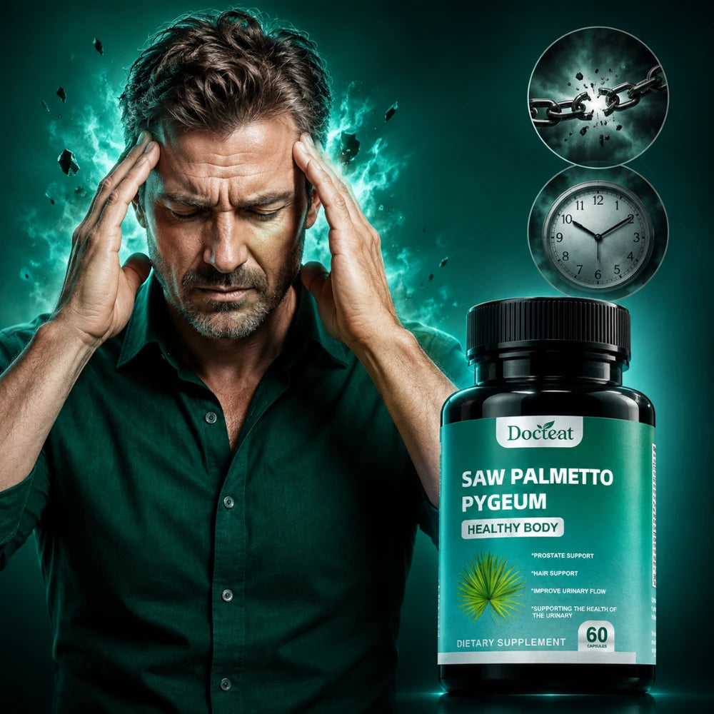 Saw Palmetto Pygeum | Restores Normal Urinary Flow and Male Vitality