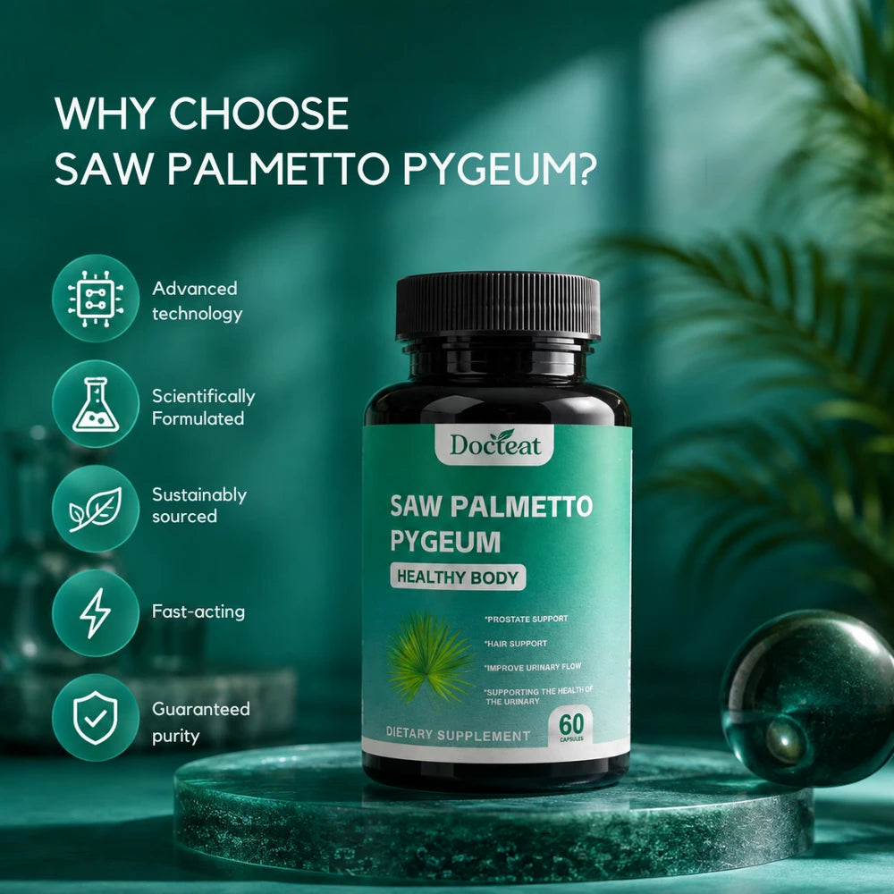 Saw Palmetto Pygeum | Restores Normal Urinary Flow and Male Vitality