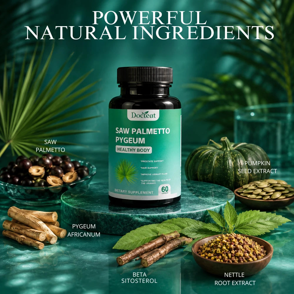 Saw Palmetto Pygeum | Restores Normal Urinary Flow and Male Vitality