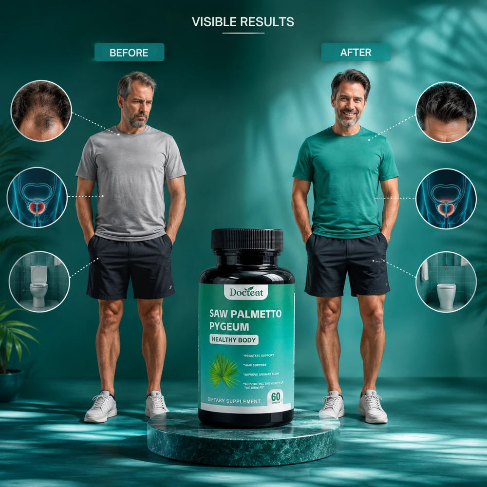 Saw Palmetto Pygeum | Restores Normal Urinary Flow and Male Vitality