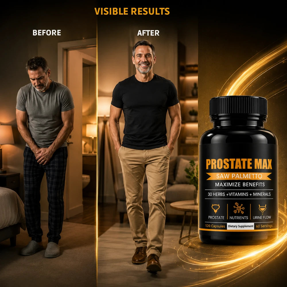 Prostate Max Saw Palmetto | Restores Healthy Urine Flow and Halts Nighttime Trips