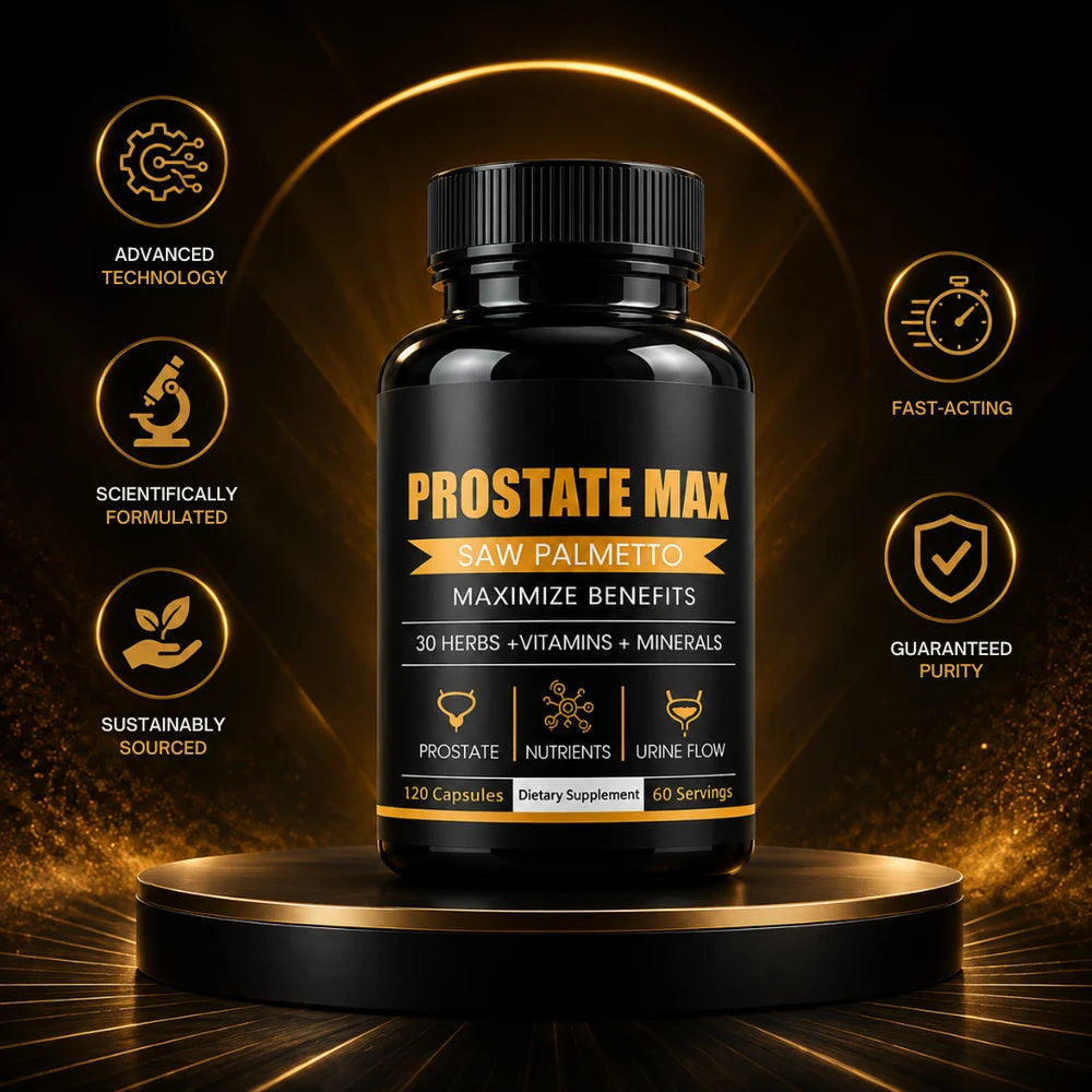 Prostate Max Saw Palmetto | Restores Healthy Urine Flow and Halts Nighttime Trips