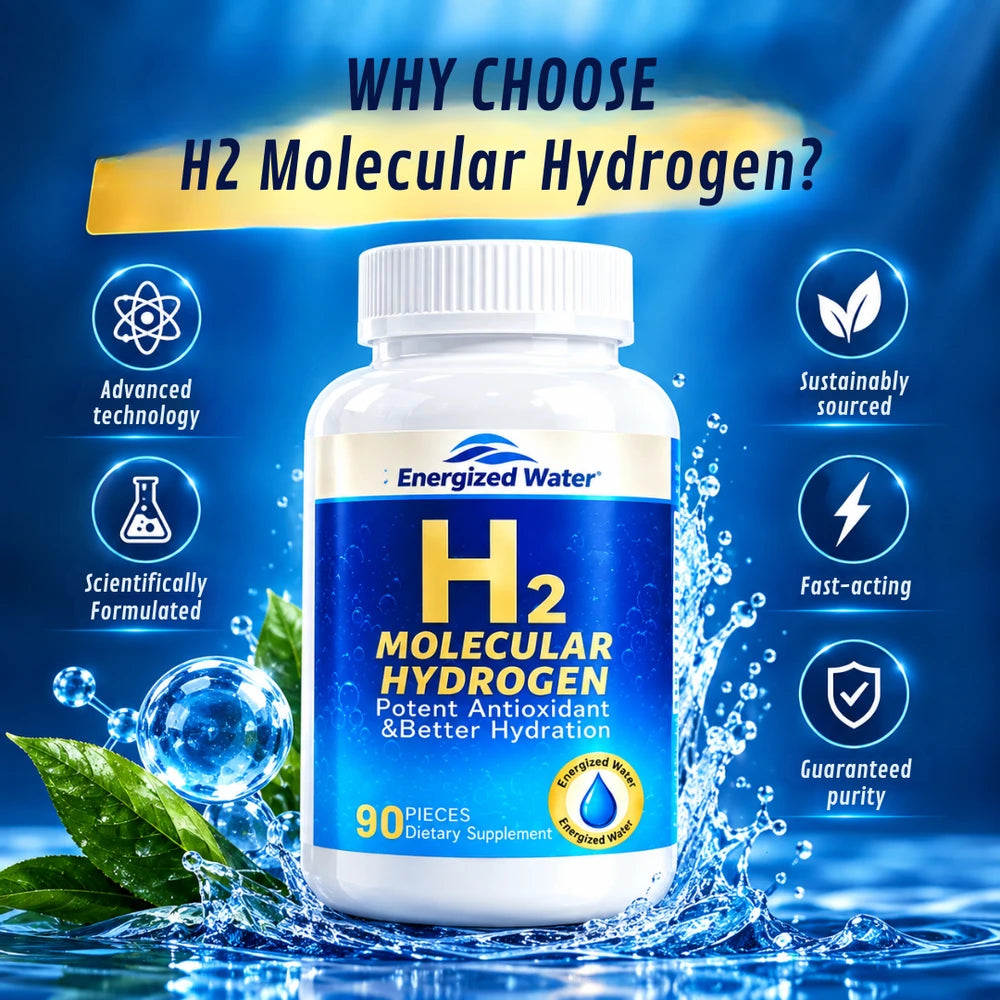 H2 Molecular Hydrogen | Supercharges Cellular Energy &amp; Recovery