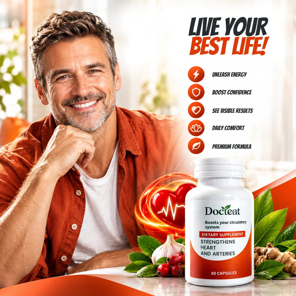 Heart And Arteries Capsules | Promotes Optimal Cardiovascular &amp; Vessel Health