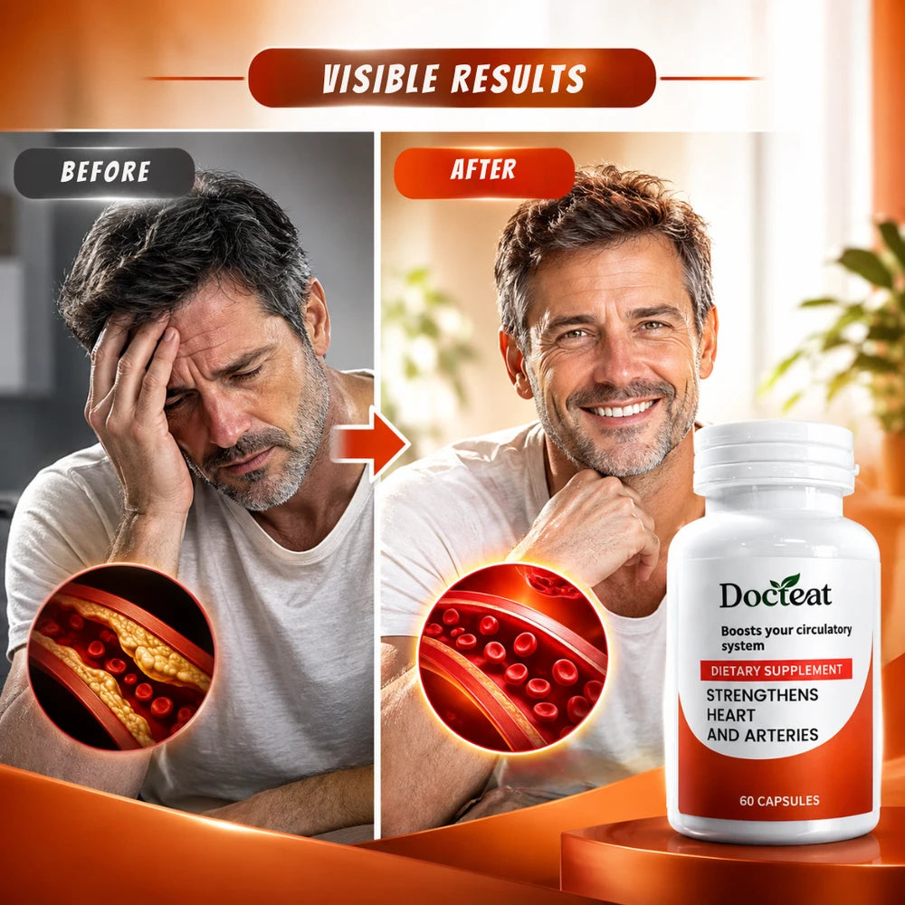 Heart And Arteries Capsules | Promotes Optimal Cardiovascular &amp; Vessel Health