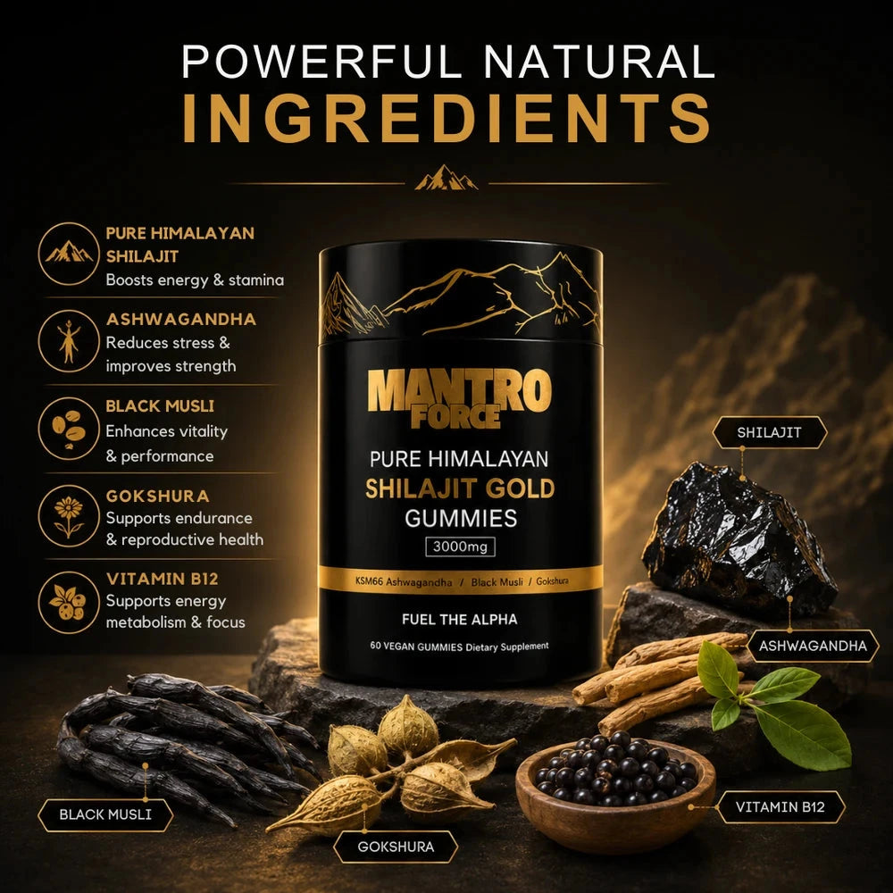 Pure Himalayan Shilajit Gold Gummies | Stop Settling for Feeling Half-Alive — Reclaim Your Energy in Just 7 Days