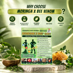 Moringa X bijengif 10-in-1 | Verbrand hardnekkig buikvet en stook calorieën op