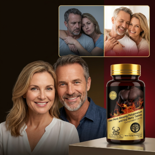 Deer Penis Ginseng Polygonatum and Goji Berry Tablets | Restores Peak Male Vitality and Stamina in Just 3 Days