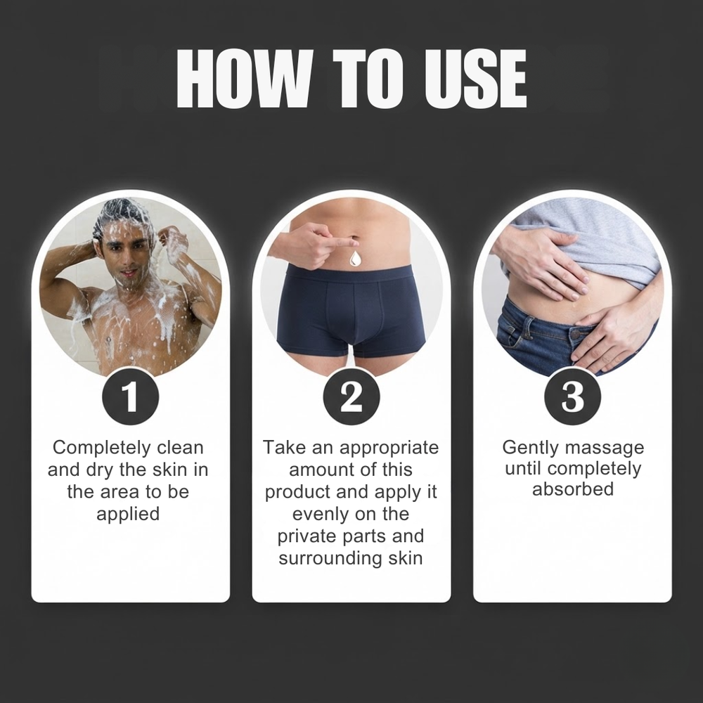 Men's Private Care Cream | Instant Harder Erections &amp; Up to 10cm Growth Naturally
