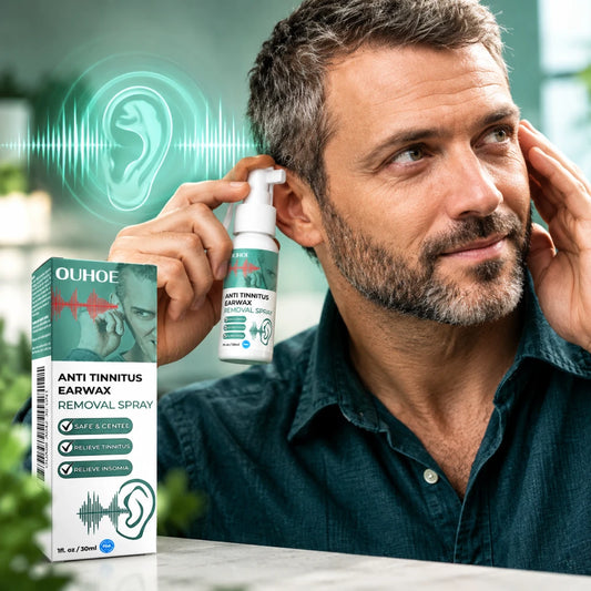 Anti Tinnitus Earwax Removal Spray | Stops Ear Ringing and Dissolves Stubborn Wax Buildup