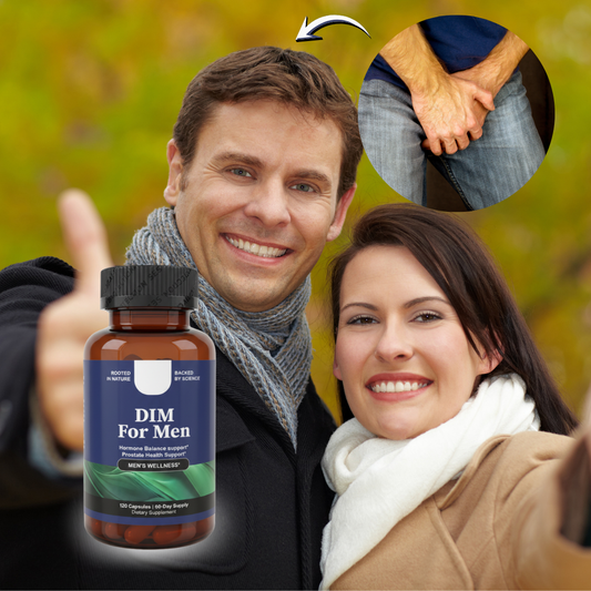 DIM für Männer | Stellen Sie Ihre hormonelle Spitzenleistung wieder her und gewinnen Sie in nur 7 Tagen maximale männliche Vitalität zurück!
