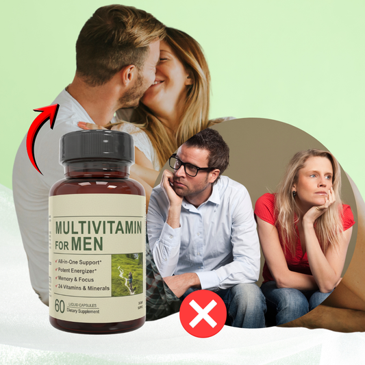 Multivitamin für Männer | Erreiche heute Abend deine Alpha-Kraft und Spitzenleistung zurück