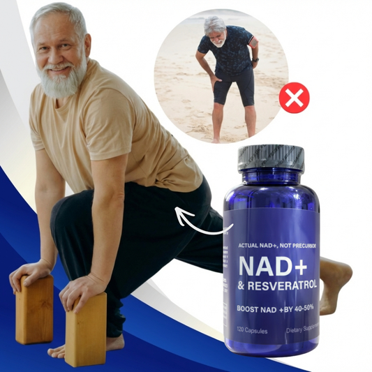 NAD+ und Resveratrol Kapseln | Kehren Sie die zelluläre Alterung um und stellen Sie die Spitzenvitalität in nur 7 Tagen wieder her