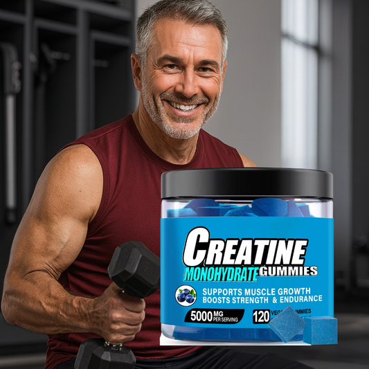 Creatin-Monohydrat-Gummies | Männliche Stärke, Energie & Selbstvertrauen