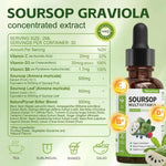 Soursop Multivitamins Organic Liquid Drops | Restores Vitality and Immune Health